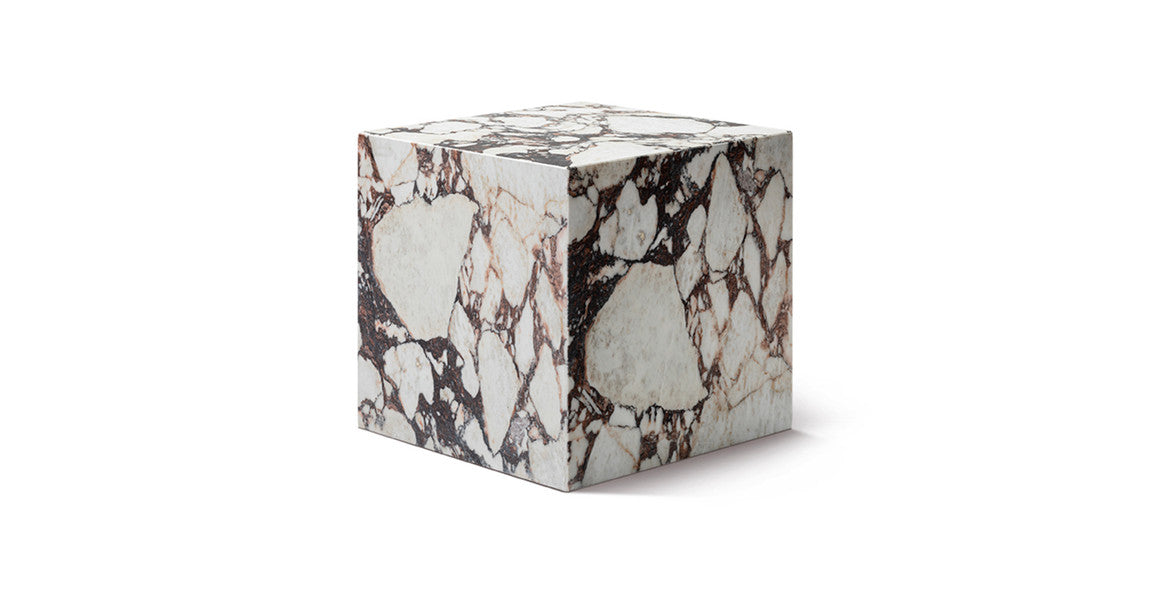 Copenhagen Marble Plinth Cube Small Side Table