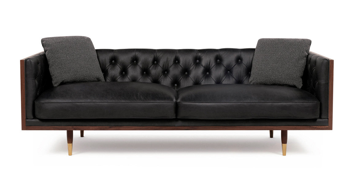 Woodrowy Neo 87" Leather Sofa
