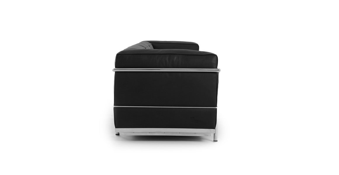 Cubist Grand Sofa, Aniline Leather, 3 Seater