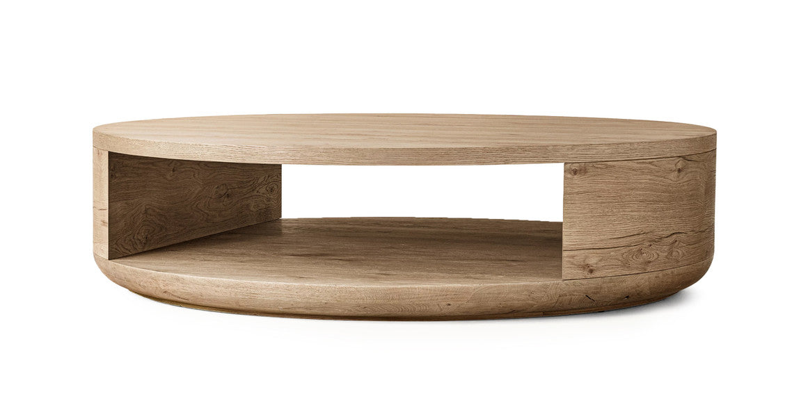 Lumora Round Solid Wood Coffee Table