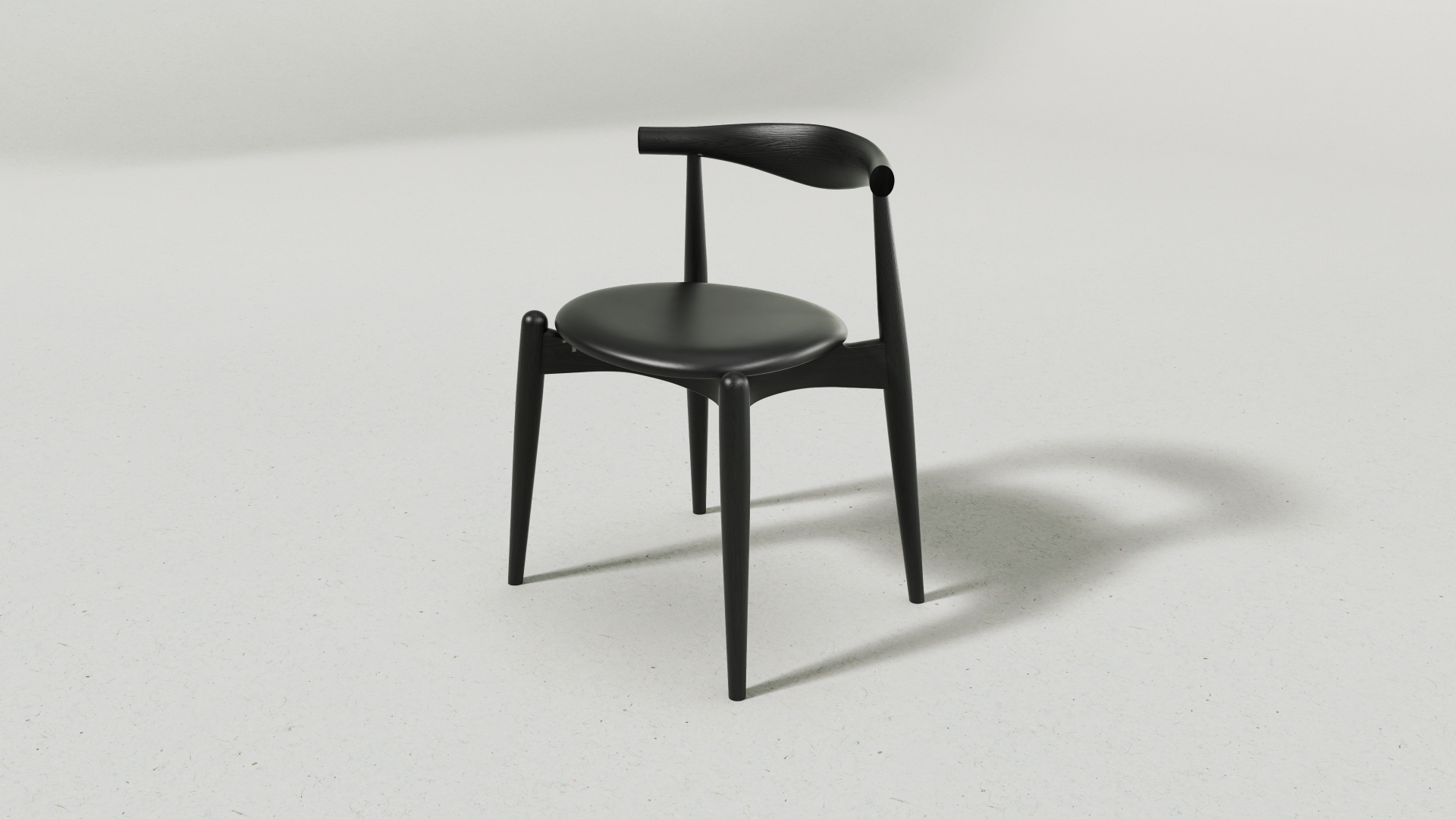 Archway Chair, Black Wood