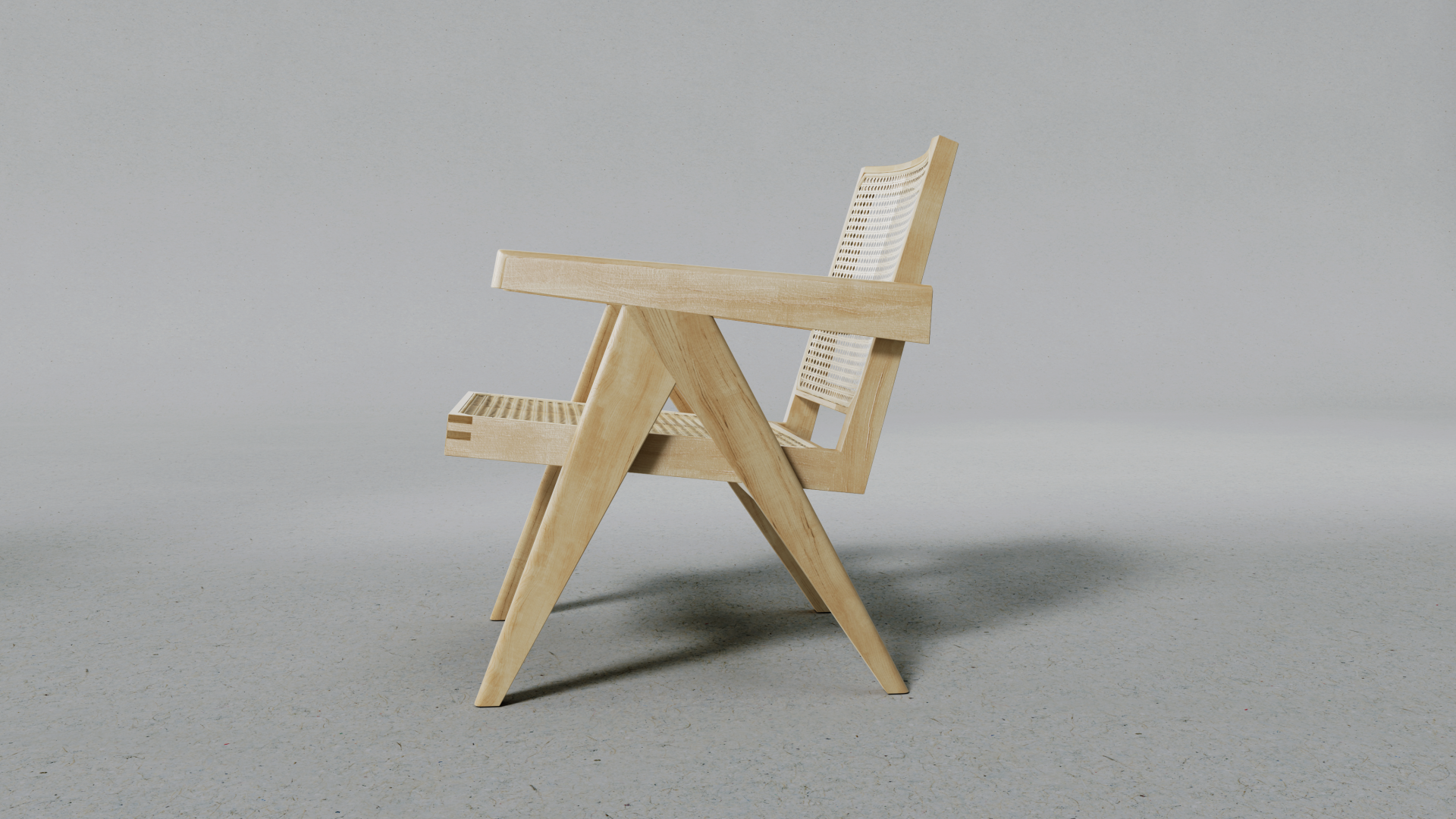 Triad Armchair, Light Wood