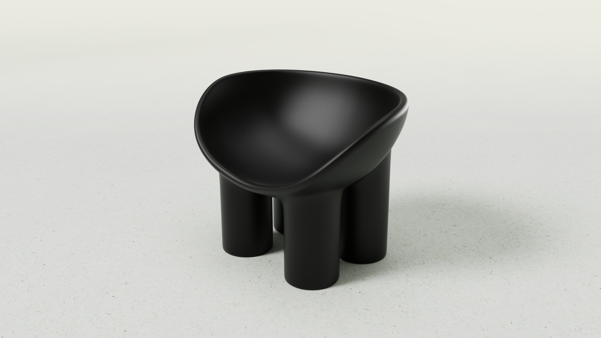 Big Bowl Chair, Black