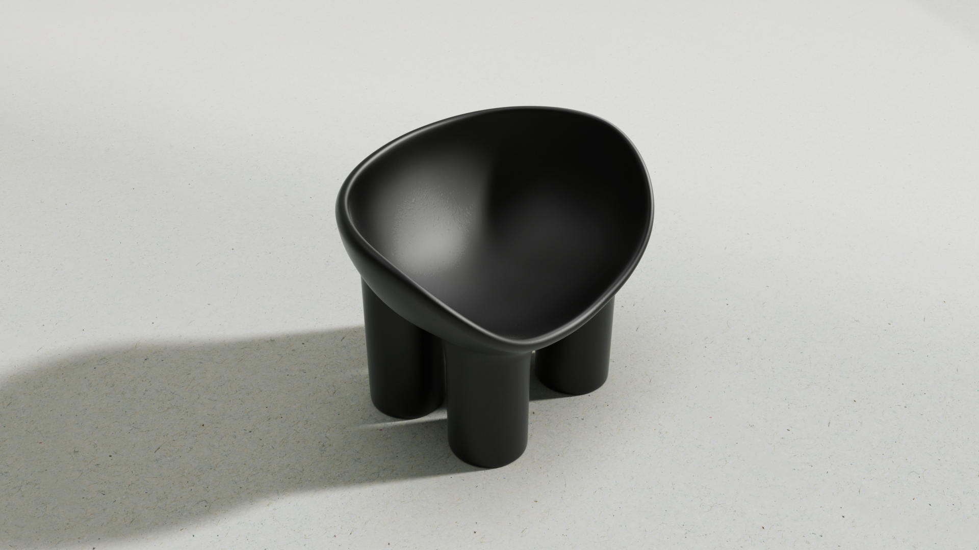 Big Bowl Chair, Black