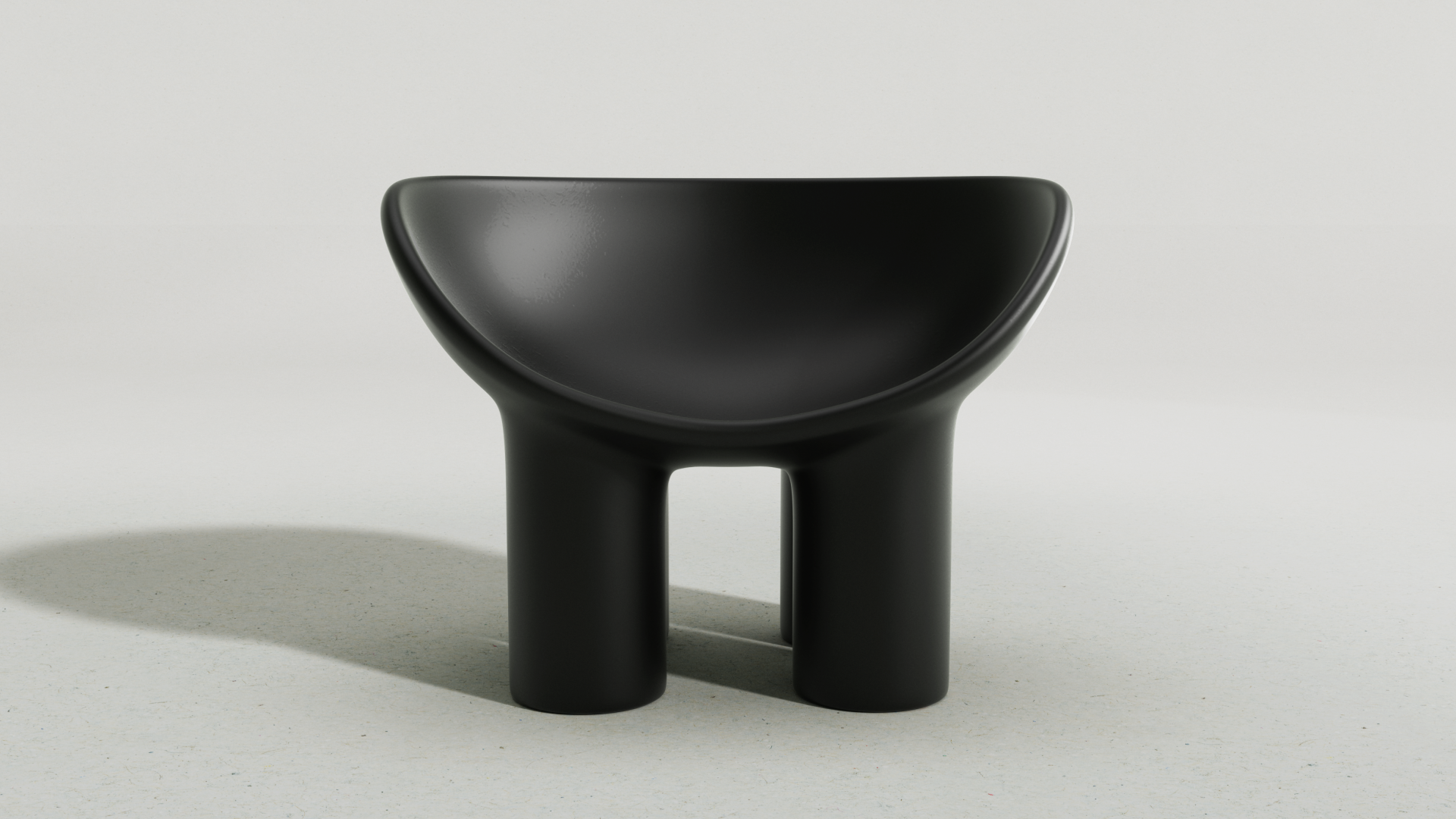 Big Bowl Chair, Black