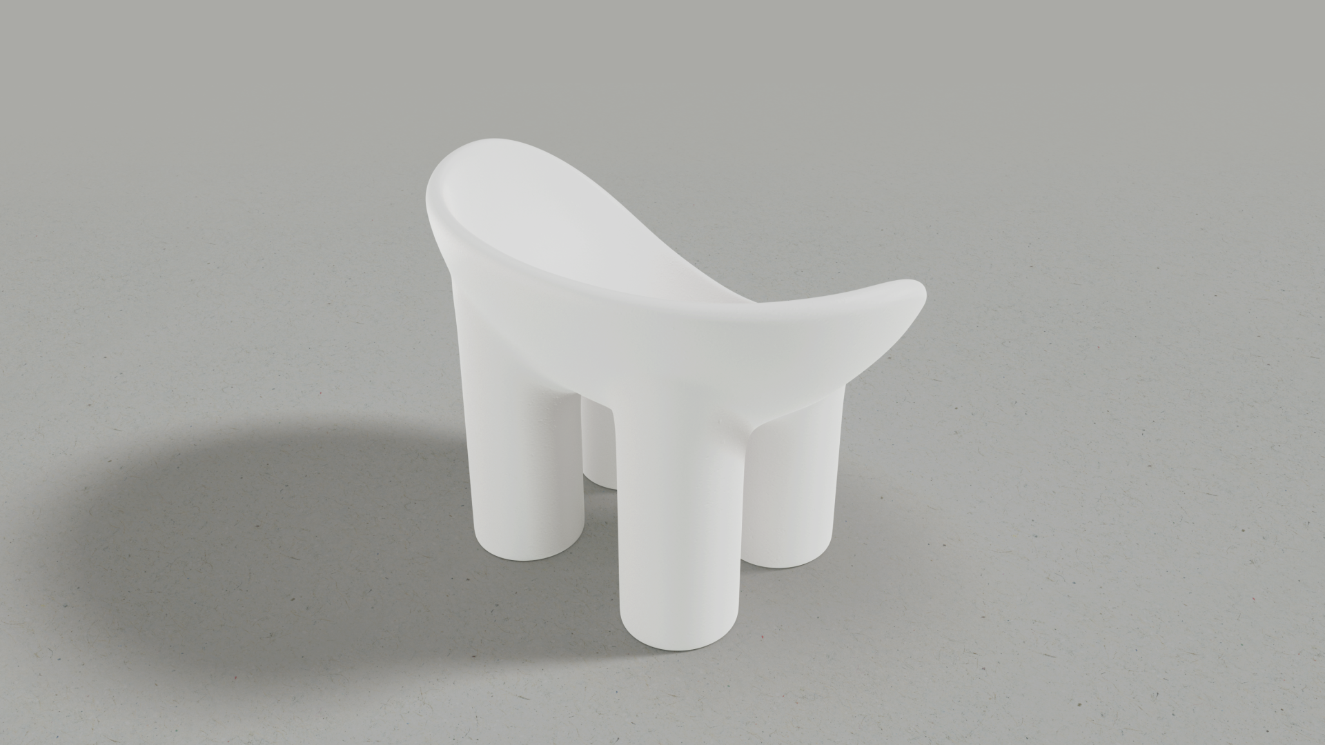 Big Bowl Chair, White