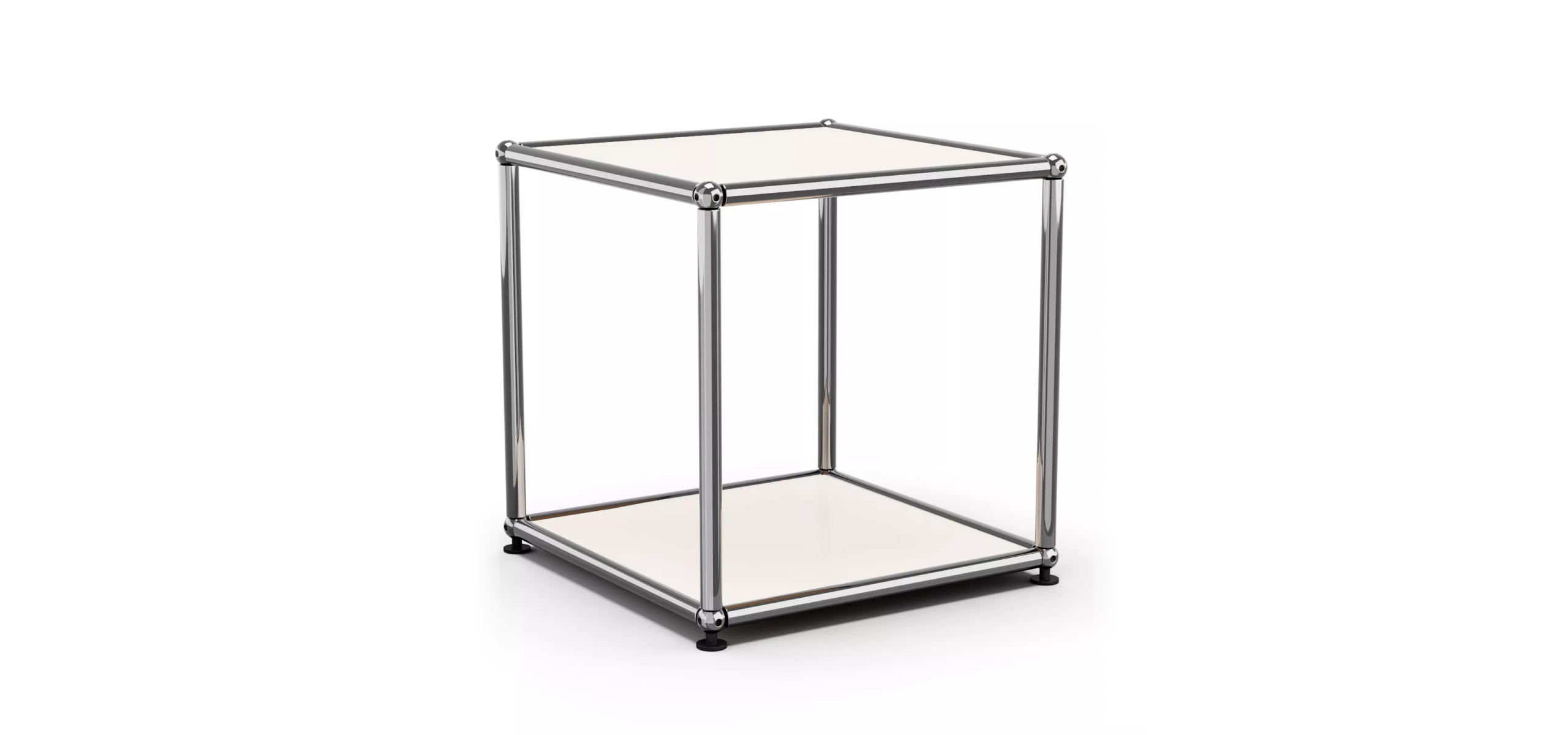 Moduline Side Table, White