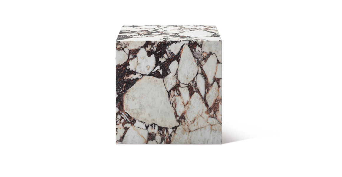 Copenhagen Marble Plinth Cube Small Side Table
