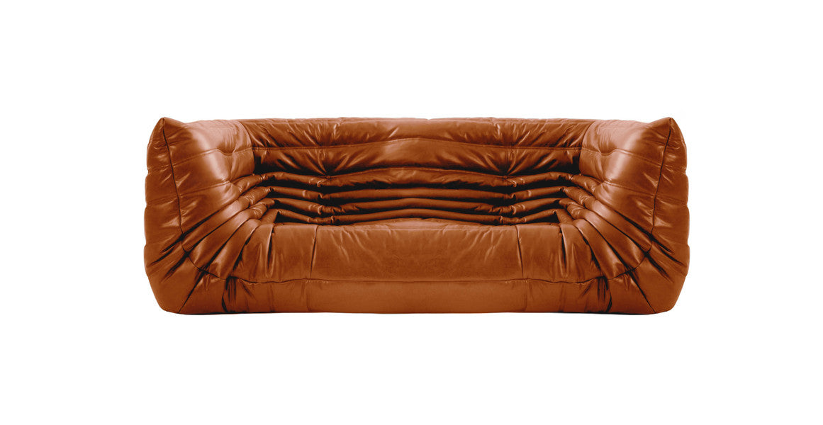 Ducaroy Quayside 3 Seater Medium Leather Sofa With Arms