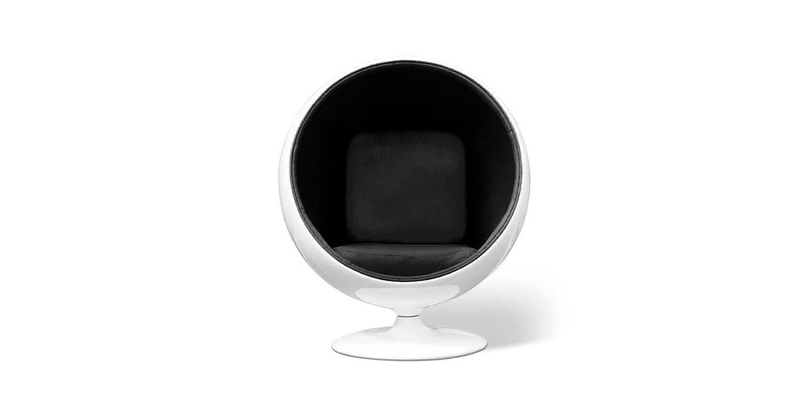 Eero Ball Chair - Glossy White Shell