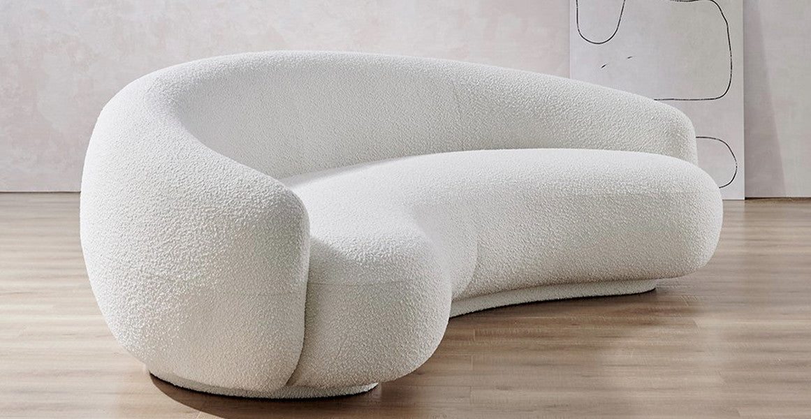 Savelle Modern Curved Sofa