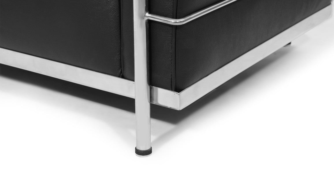 Cubist Sleek Sofa, Aniline Leather, 3 Seater