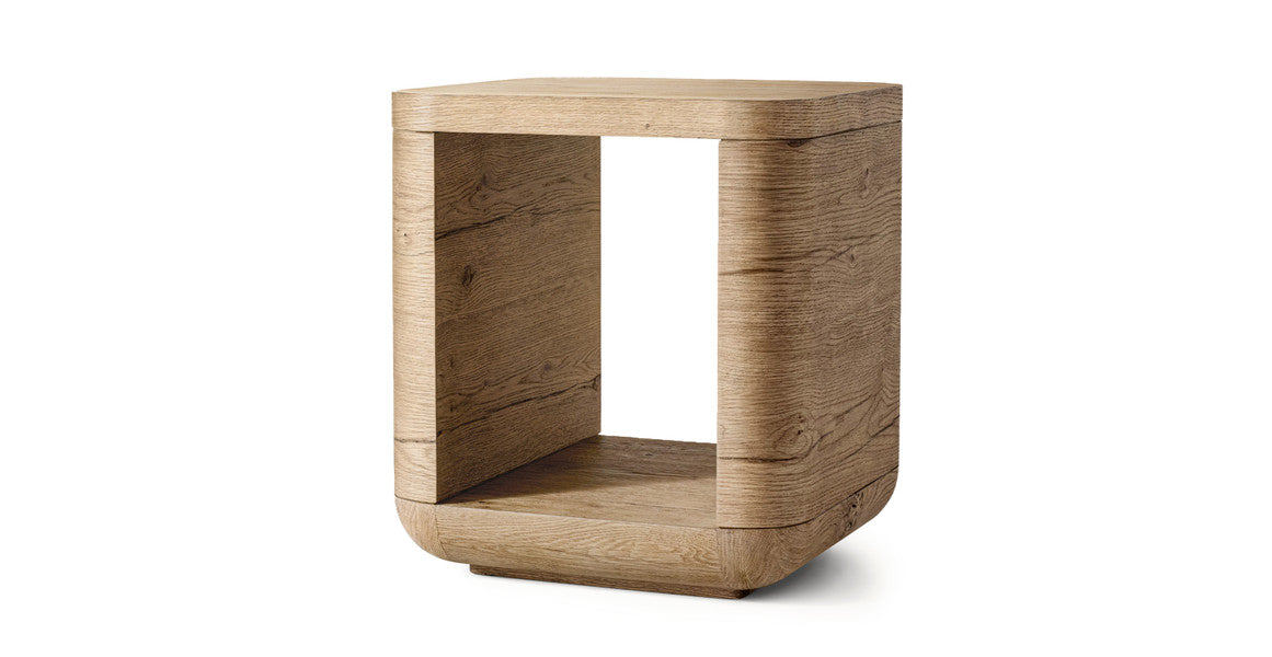 Lumora Square Solid Wood Side Table