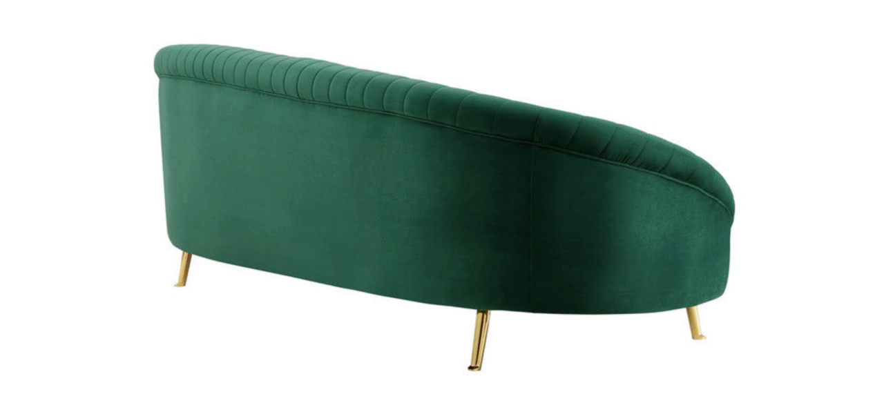 Camber Channel Tufted Performance Velvet Sofa